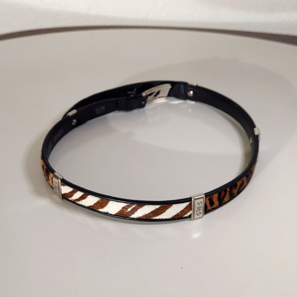 Brighton Black Leather W/ Various Animal Patterned Metal Embellished Belt - Picture 16 of 16